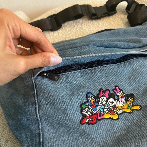 Denim Disney Oversized Fanny Bum Bag Chest Pack - Picture 2 of 10